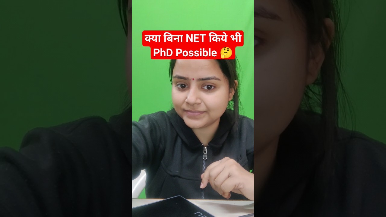 Kya bina NET ke bhi PhD kar skte hai? PhD before NET #shorts #shortsfeed #jrfaddahindimedium