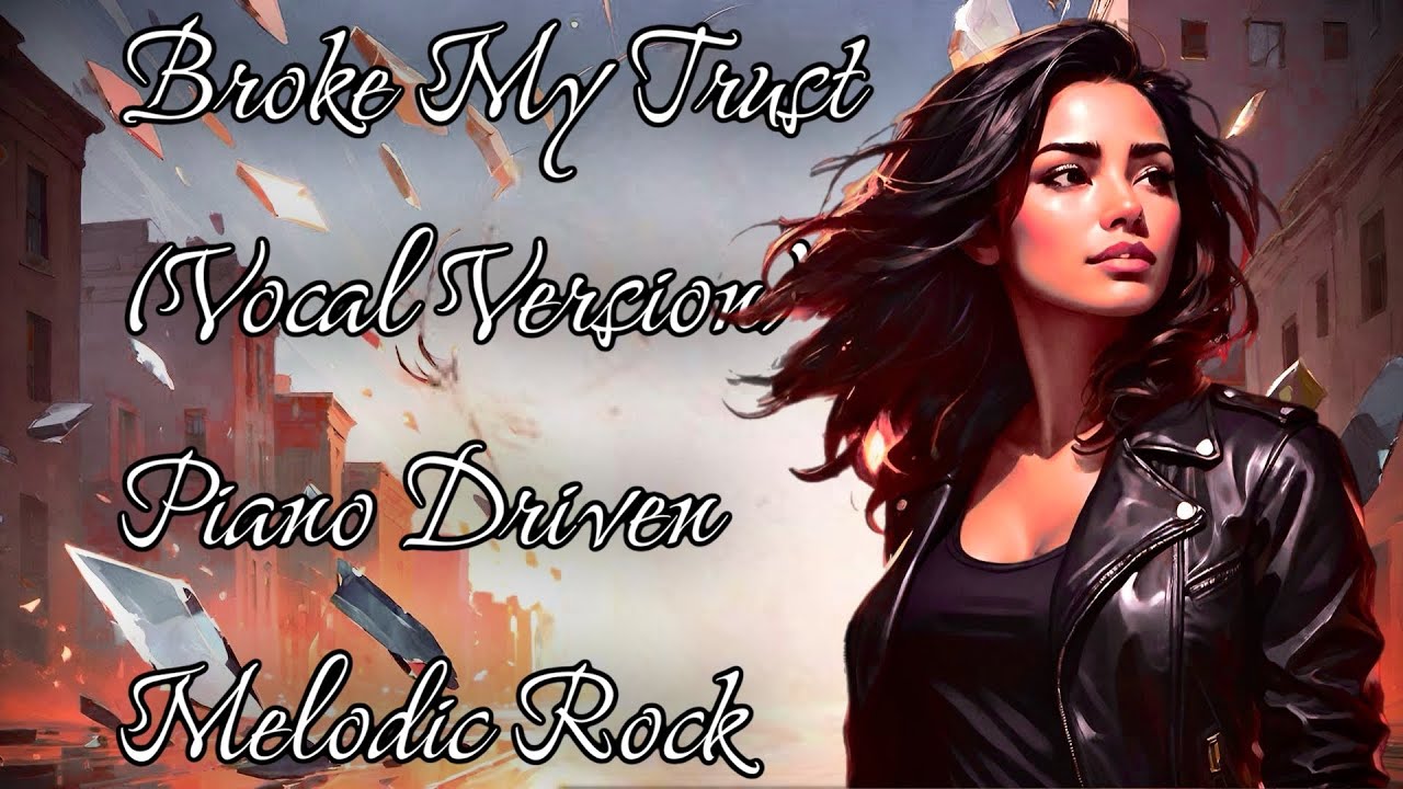 Broke My Trust (Vocal Version) - Piano Driven Melodic Rock 