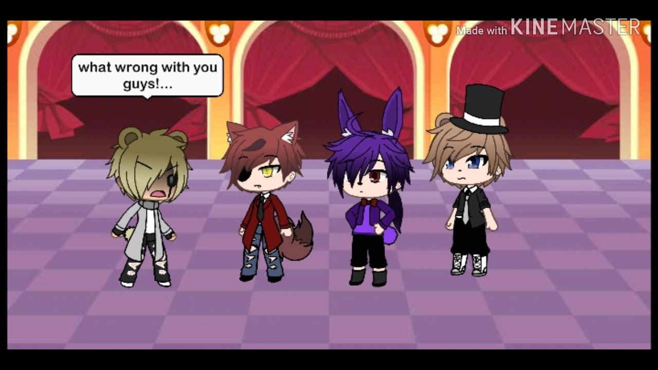 FNAF chica x golden freddy ( gacha life ) 1#