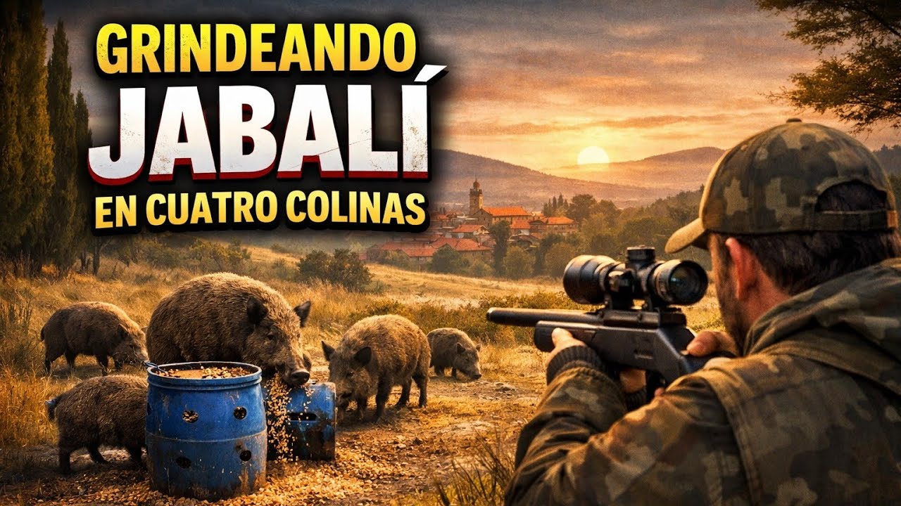 Sesión de grindeo de Jabalies en comederos con 🐗💎