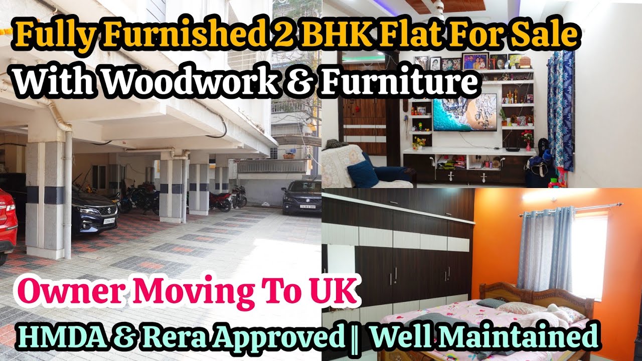 Fully Furnished 2 BHK Flat For Sale 🏩|| With Furniture || 50 Metres To Mainroad || Code: PAR- 945 ✨️