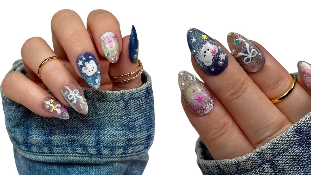 Adorable Nail Design Using Affordable Nail Finds 🥹💕 | Trying NEW Amazon Gels | First Impressions 💅🏻