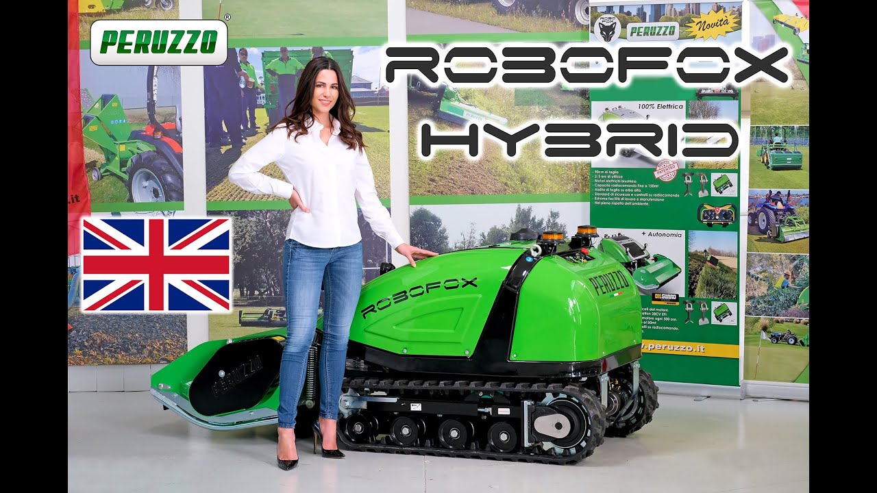 Hybrid Remote controle flail mower ROBOFOX HYBRID by PERUZZO