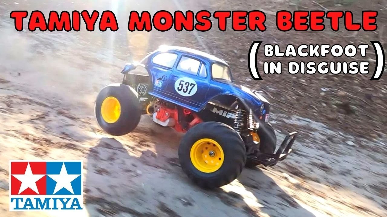 Tamiya Blackfoot / Monster Beetle Bash. MIP Ball Diff Brushless RC Monster Truck