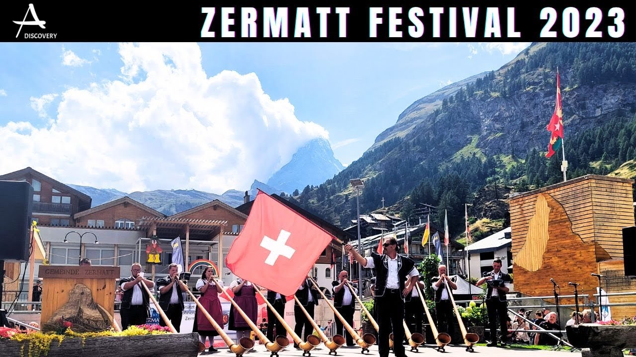 Zermatt, Switzerland I Zermatt Folklore Festival I Heartwarming Swiss Celebration [4K]🇨🇭 🎉