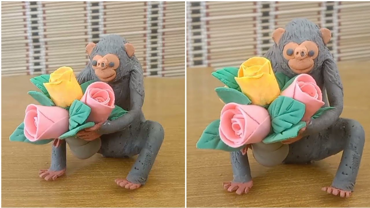 Unlocking the Art of Clay | Creating a Gorilla | and Stunning Flower Masterpiece!