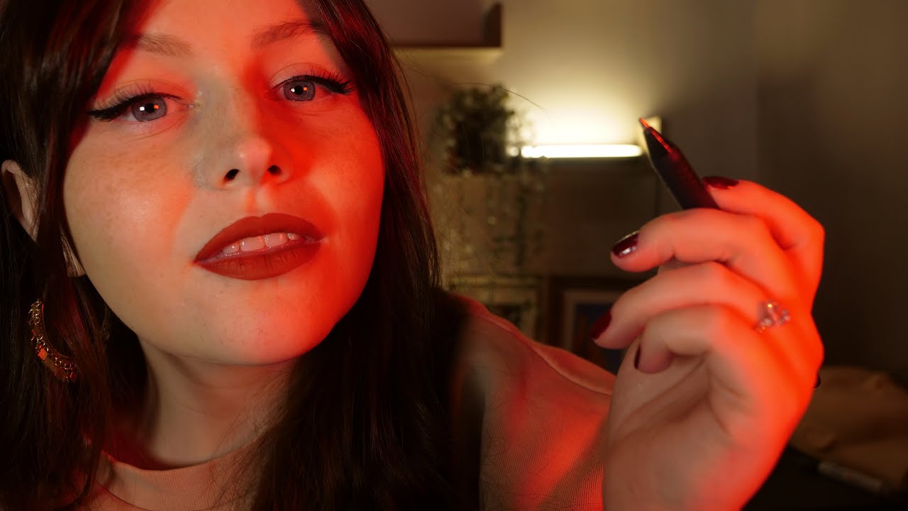 ASMR CGI Face Mapping for Motion Capture ~ Close Up Personal Attention