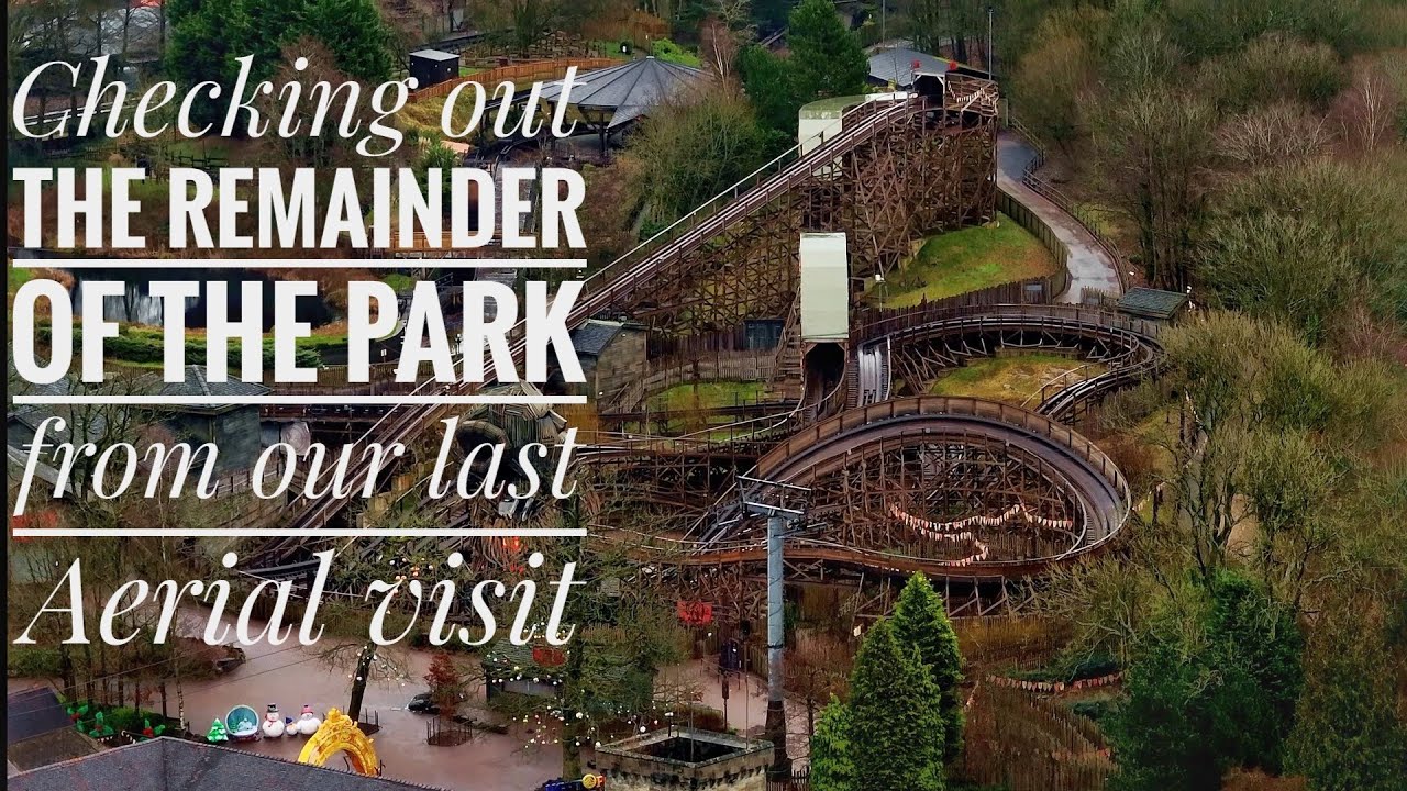 Checking out the rest of Alton Towers from the Air.