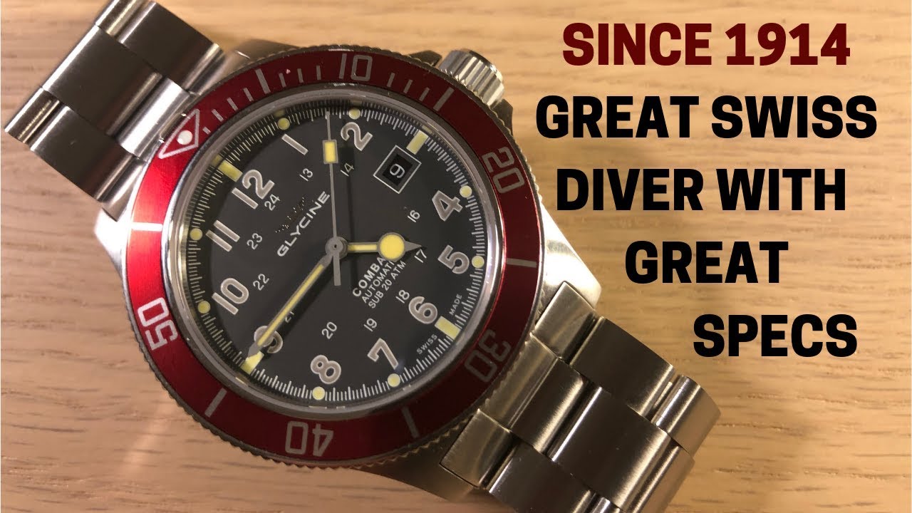 Great Swiss Quality Diver For Under $500 - Glycine Combat Sub Review