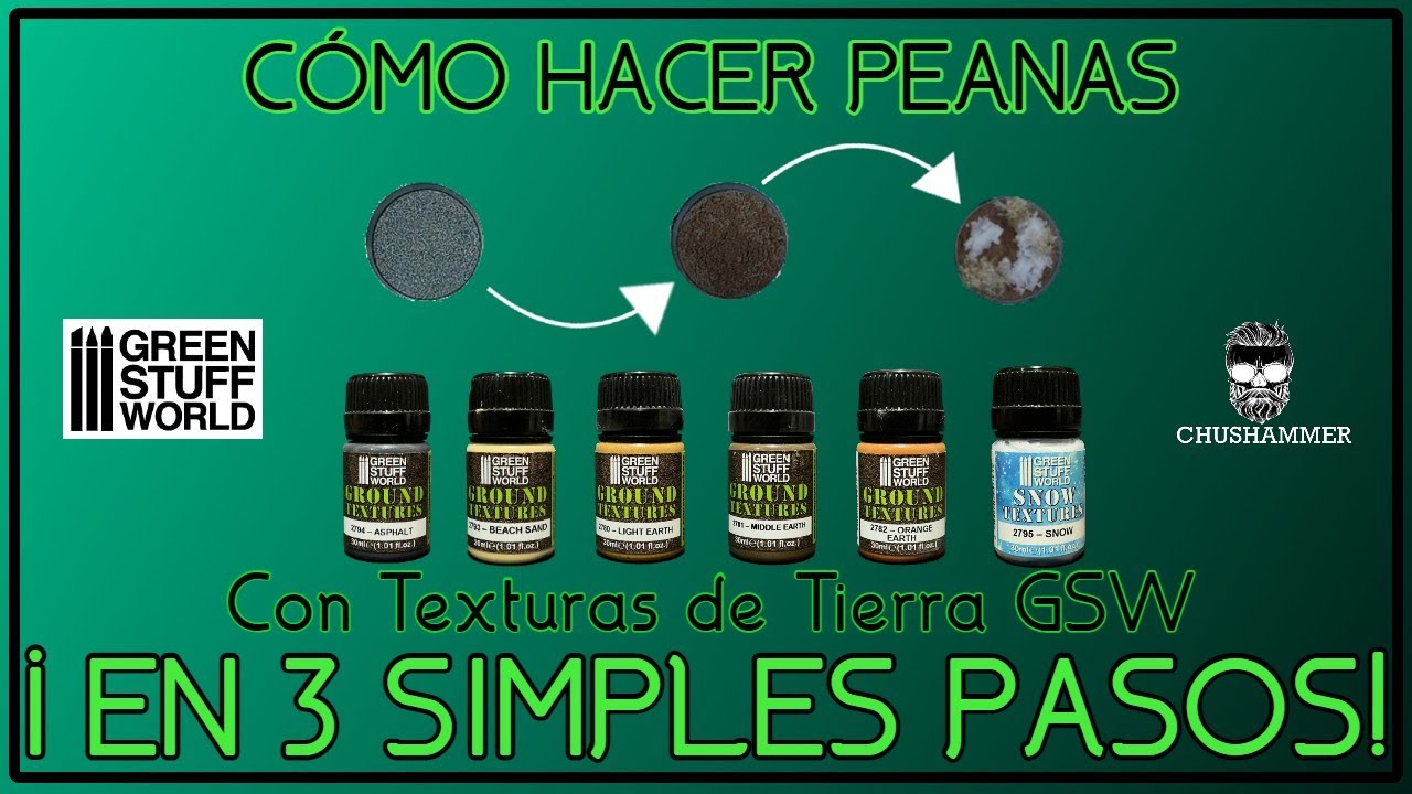 CÓMO HACER PEANAS EN 3 SENCILLOS PASOS GSW | CHUSHAMMER