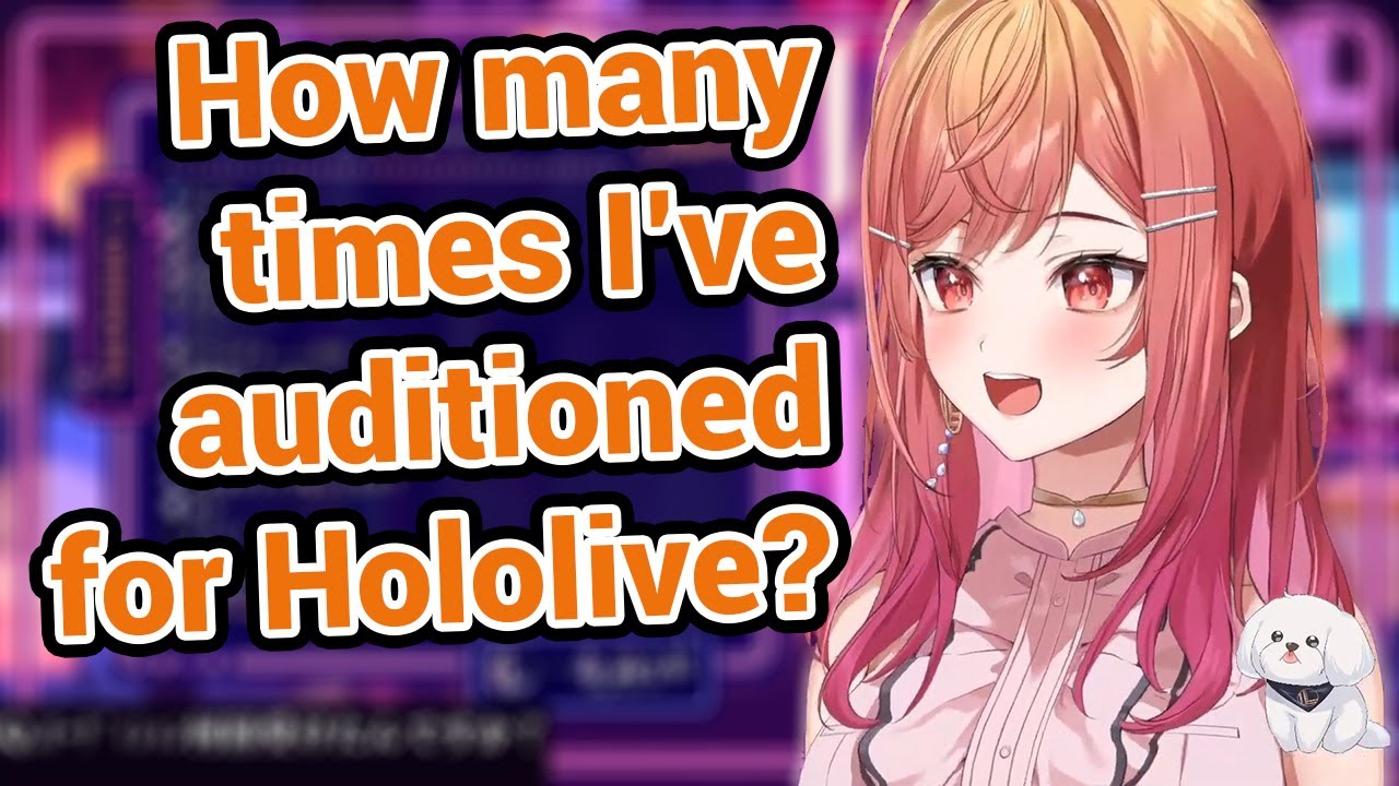 How many times did Ririka have to audition for Hololive?