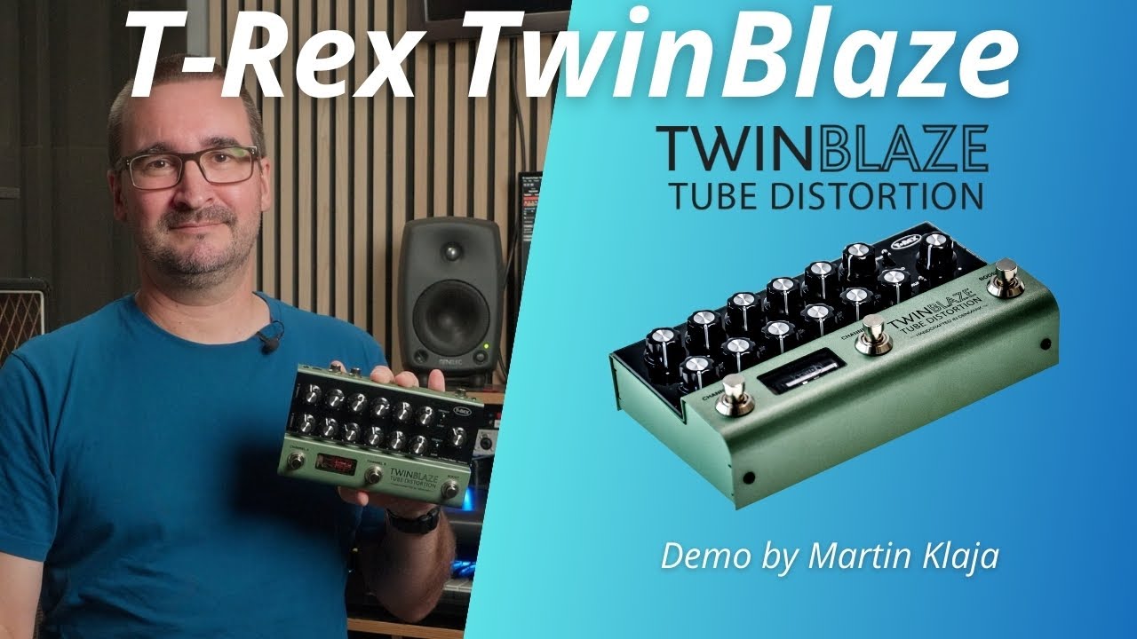 T-Rex // TwinBlaze Tube Distortion // Demo by Martin Klaja