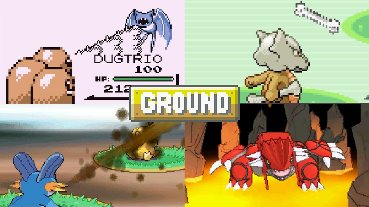 Evolution of Pokémon Moves (Ground Type)