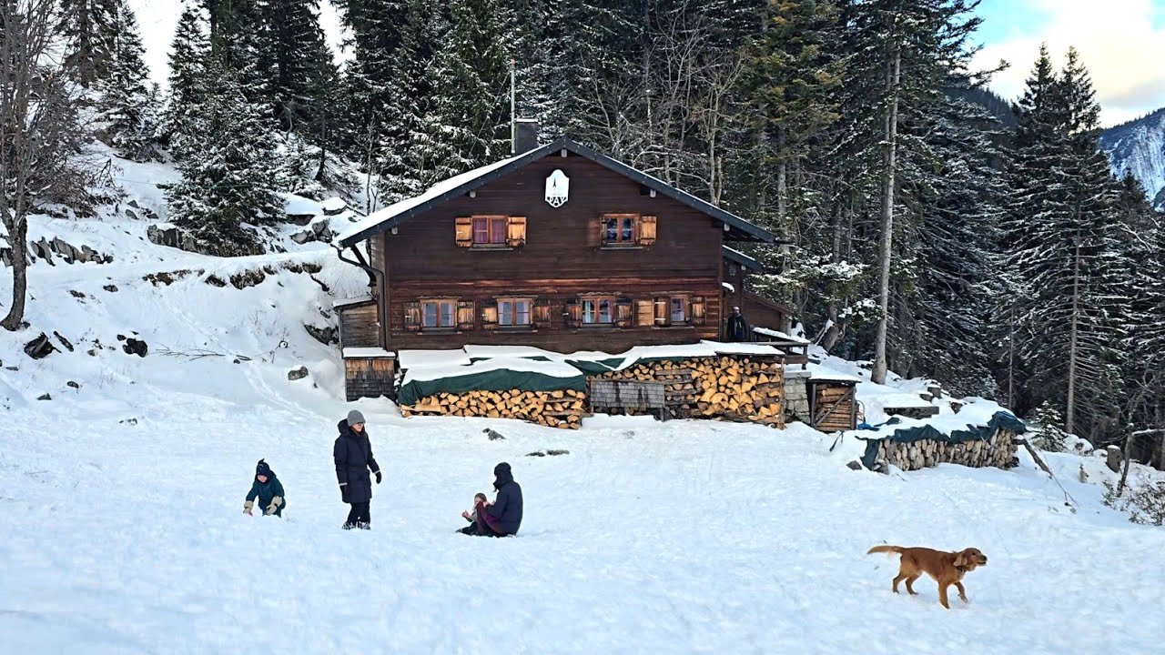 Bayern Alplerinde Zirvede Kar❄️ Yürüyüşü | Yaylalarda 1 Metre Kar 🌨️ | Almanya Kış Doğası