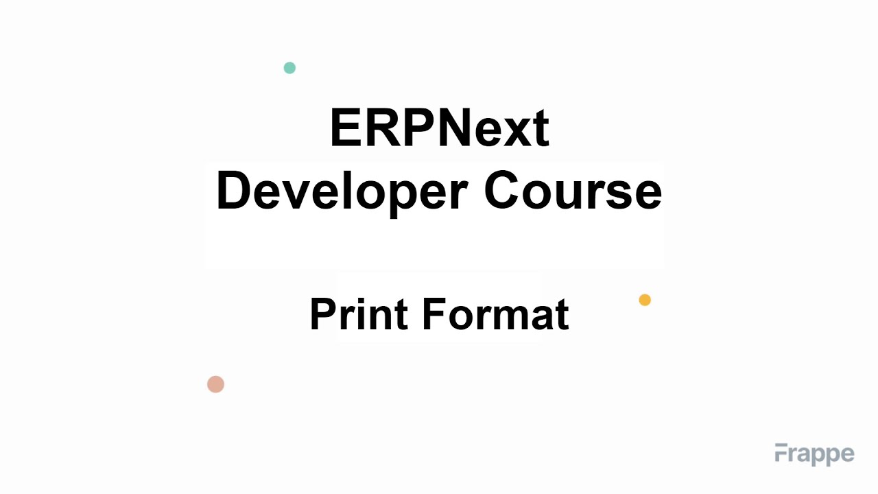 Print Format - I