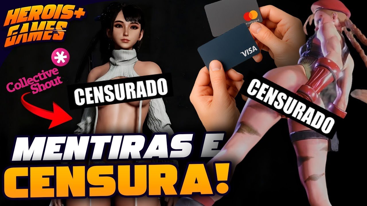 CENSURA ? CARTÕES DE CRÉDITO AGORA DECIDEM O QUE VOCÊ PODE JOGAR NA STEAM
