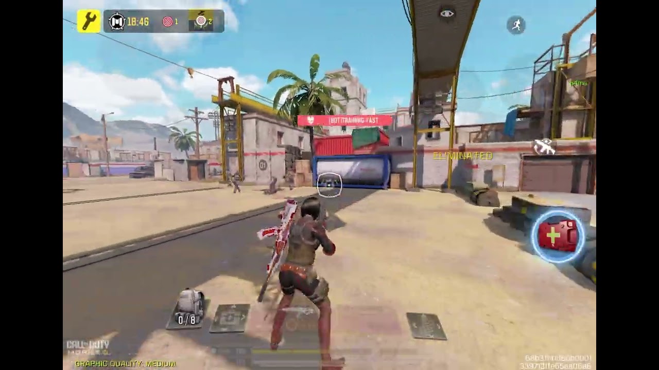 Aim Training Day 3 last day using Ak117 lava remix