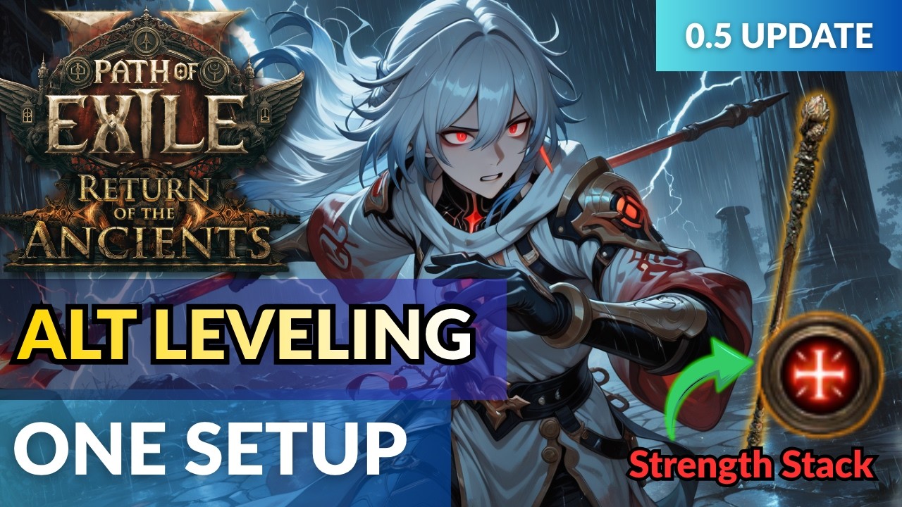 [PoE 2] Level ALL alt characters FAST with ONE setup | 0.5 Return of the Ancient Alt Level Guide