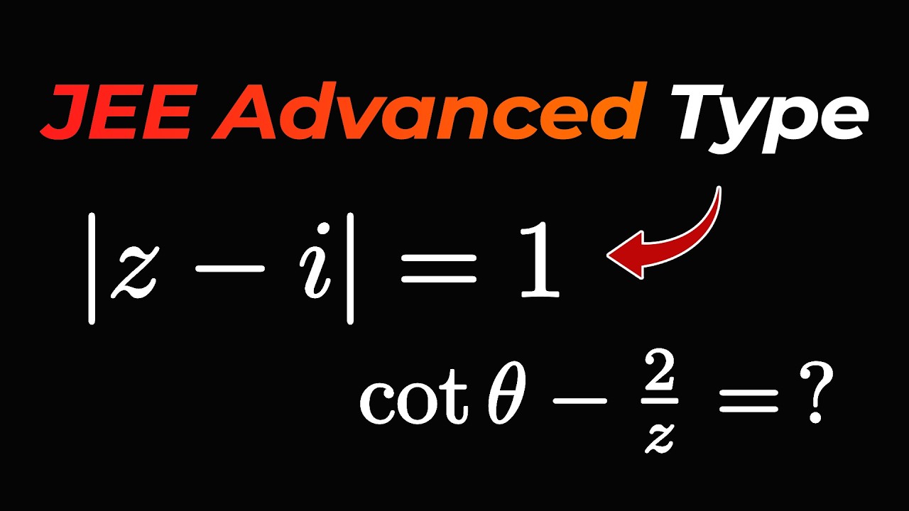 Let's Play Geometry with Complex Number 🧠 JEE Advanced 2026