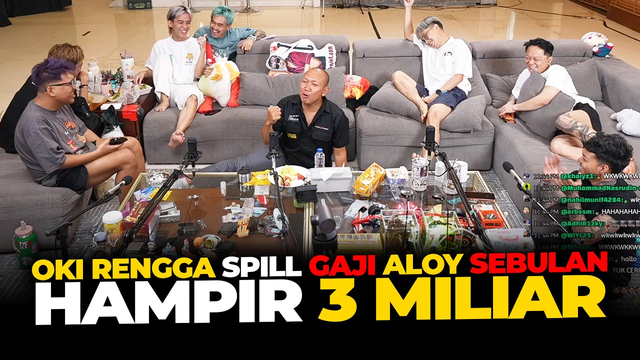 OKI RENGGA SPILL GAJI ALOY SEBULAN MILIARAN?!!😱 #MARAPTHON3