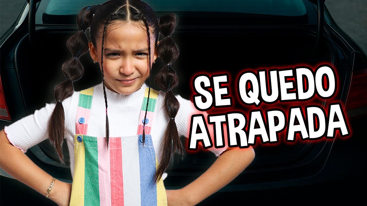 FERNANDA ATRAPADA EN EL CARRO 