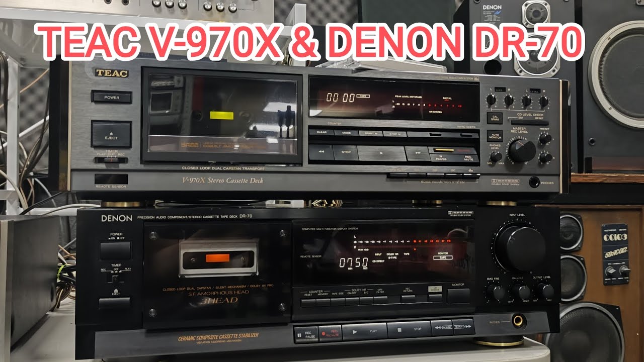 Teac V-970X & Denon DR-70. +79235077707
