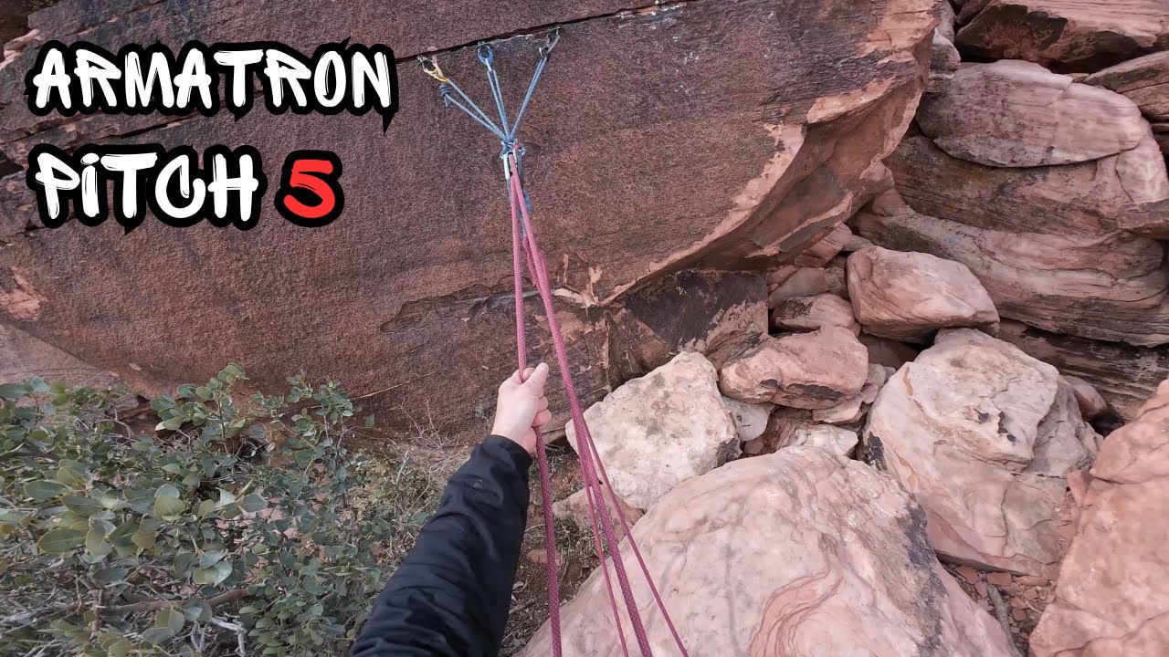 Armatron Pitch 5 Red Rock Trad Climb
