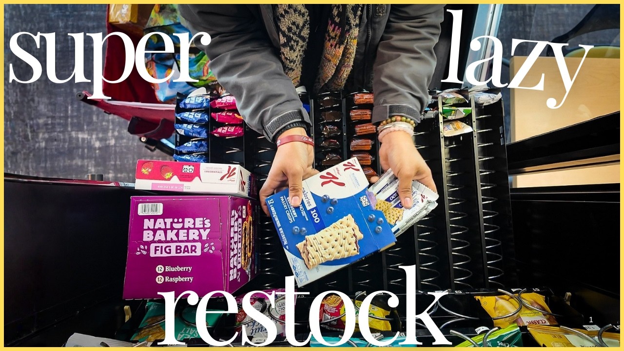 Day Off From Work | Restocking Vending Machine  #sidehustle #extraincomeideas