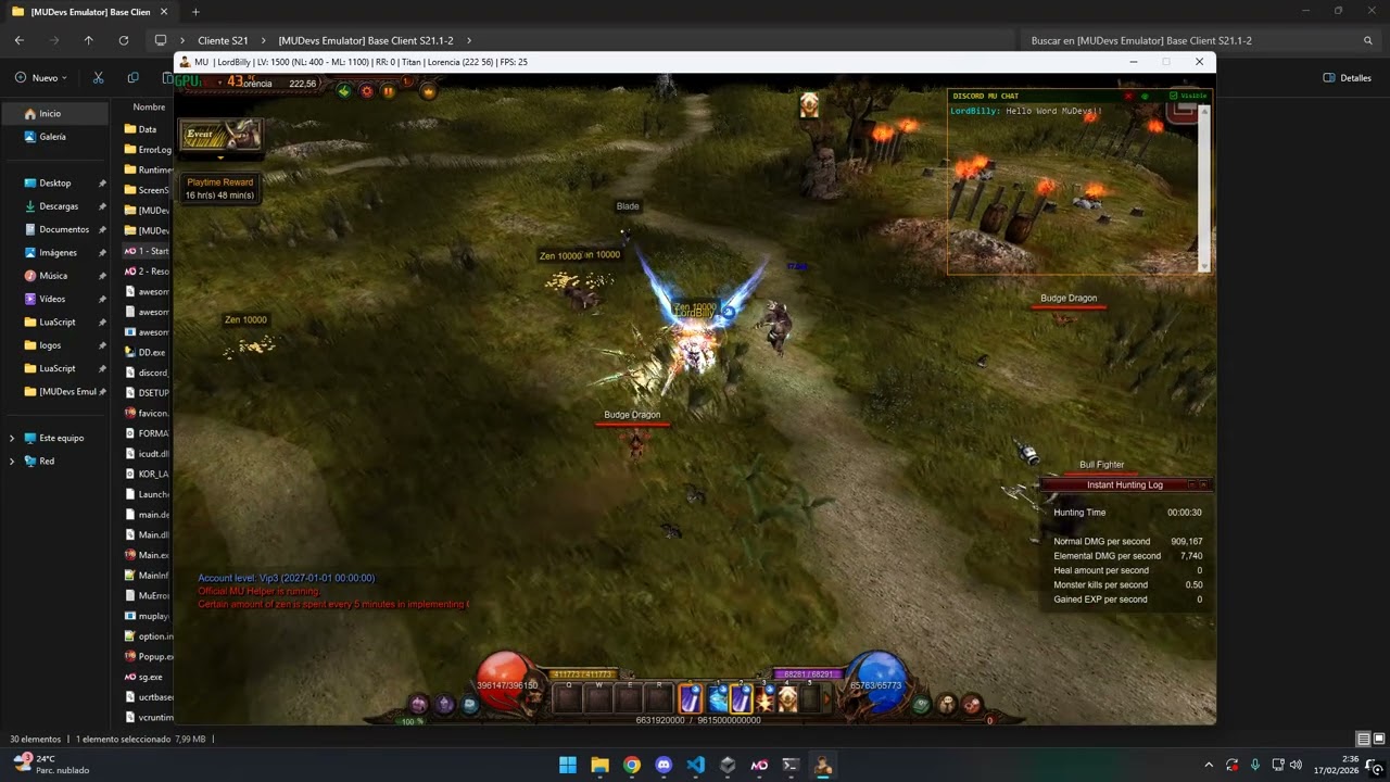 DEV Overlay DiscordChat Ingame - MuOnline - MuDevs