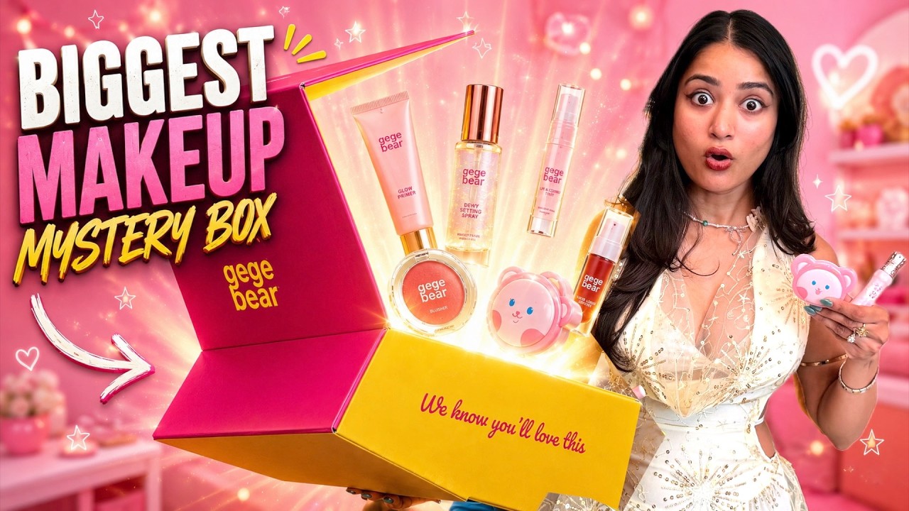 Unbox Huge Cutest Makeup Mystery Box of India 😱 | Ye Kya SCAM Hai??