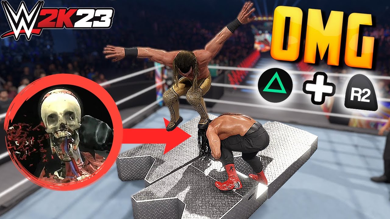 50 Best Finishers on Steel Steps in WWE 2K23 !!!