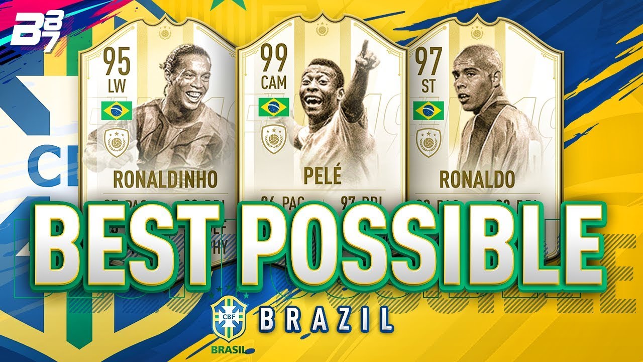 BEST POSSIBLE BRAZIL TEAM! w/ PRIME MOMENTS RONALDO AND PELE! | FIFA 19 ULTIMATE TEAM