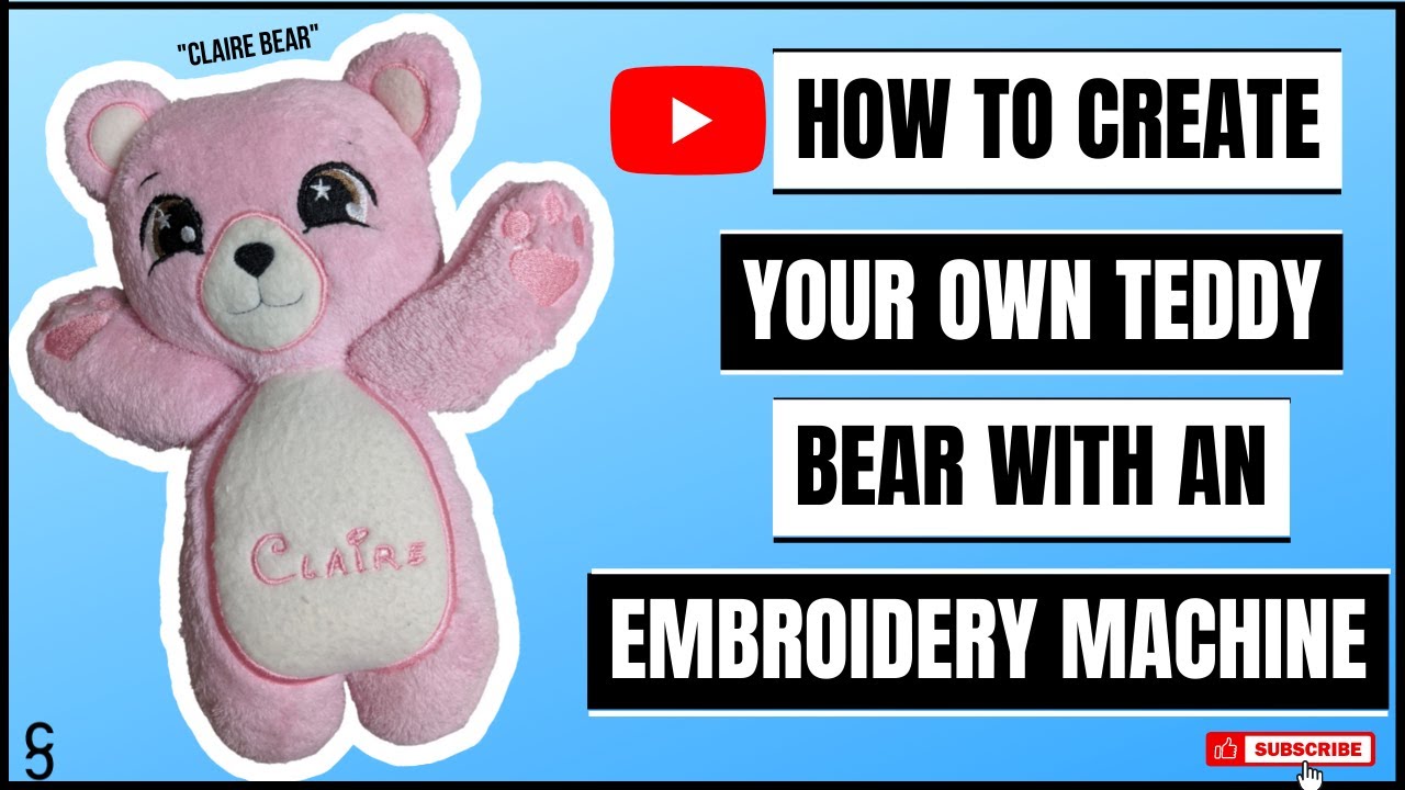 Create Your Own Teddy Bear in a Hoop on an Embroidery Machine