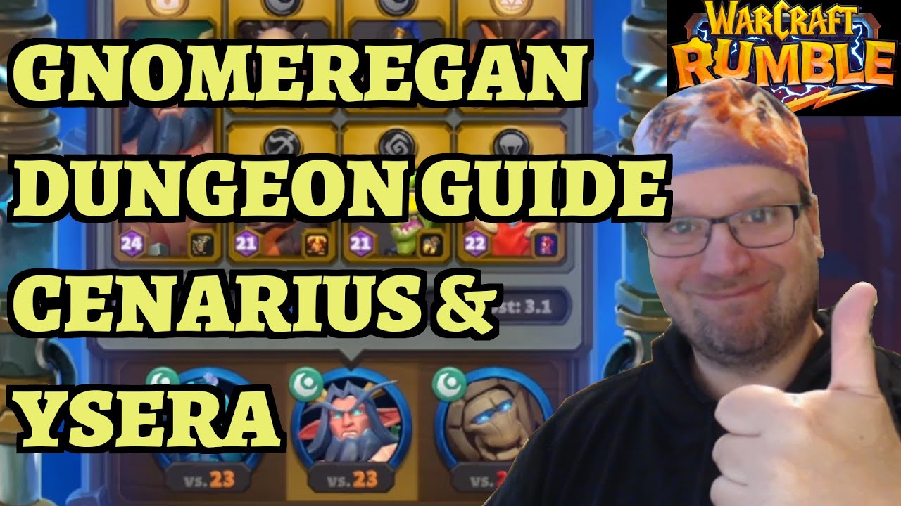 Gnomeregan Dungeon Guide - Cenarion - Cenarius and Ysera - Warcraft Rumble
