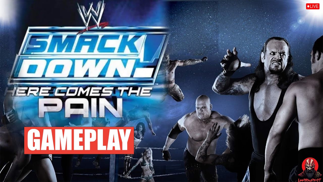 WWE SmackDown! Here Comes the Pain LIVE 🔴 | The GOAT Wrestling Game 