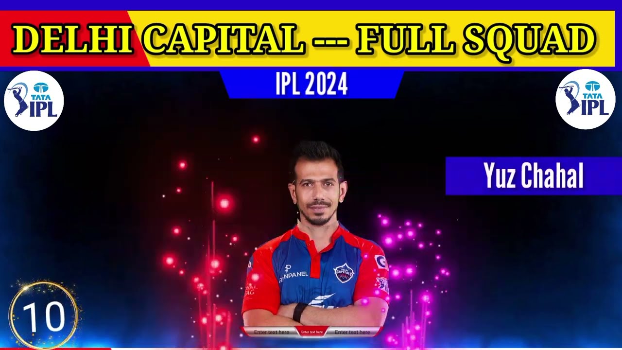 Ipl 2024 | Delhi Capitals Line-up | Full Squad | Delhi Capitals Full Squad 🤯🤯🤯