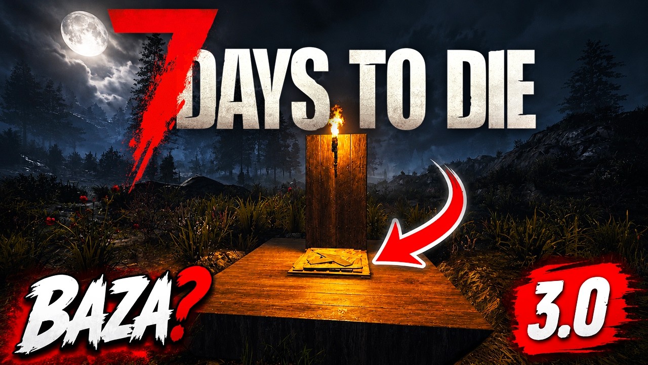 7 Days to Die 3.0 | Pierwsza BAZA pod ziemią! Sen Borsuka #1