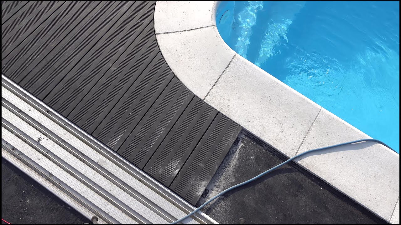 Poolbau geht weiter, die WPC Poolumrandung, Vorbereitung und Verlegung  (Teil 1)