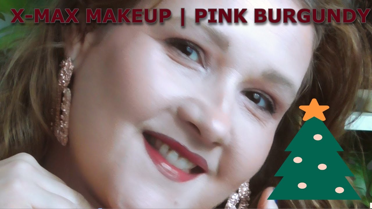 X-Mas Makeup 2025  | Pink Burgundy