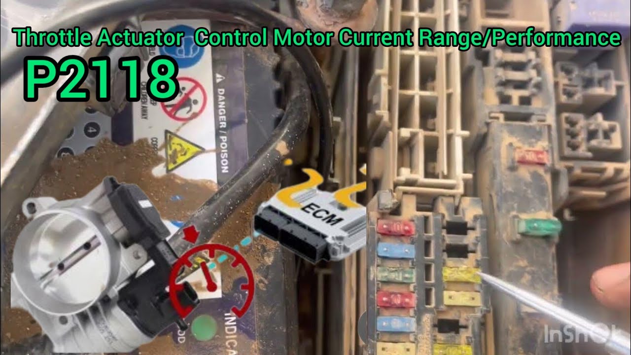 هايلوكس بنزين ⛽️ p2118محرك 1TRThrottle Actuator  Control Motor Current Range/Performance