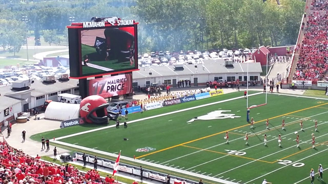 Labour Day Classic 2014: Calgary Stampeders Player Introductions Outlaw Jersey Debut