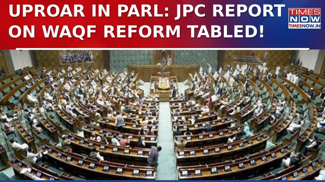 JPC Report on Waqf Reform Tabled in Parliament; Opposition Cites 'Dissent Note...'| Watch Debate