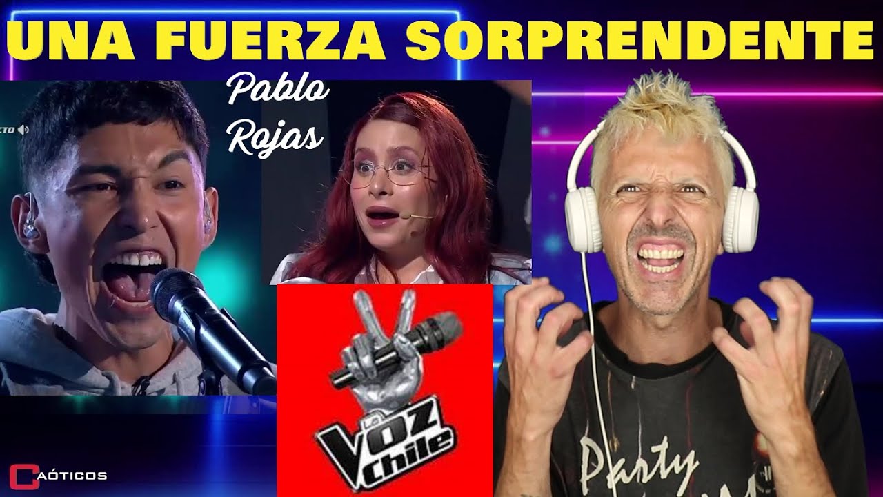 ✅ PABLO ROJAS▶️ EN EL SILENCIO NEGRO DE LA NOCHE / LA VOZ CHILE /  ESPAÑOL REACCIONA