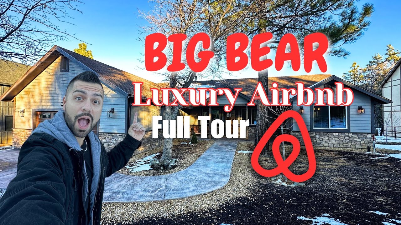 Luxury Big Bear Airbnb | Hot Tub | Game Room | Full Tour 🔥