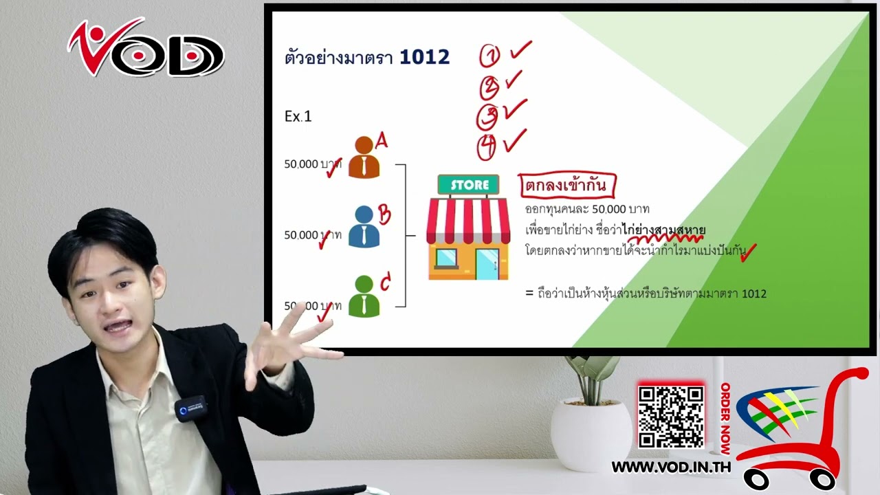 ติวนิติศาสตร์ : LAW3002 (LAW3102) ว่าด้วยหุ้นส่วน-บริษัท