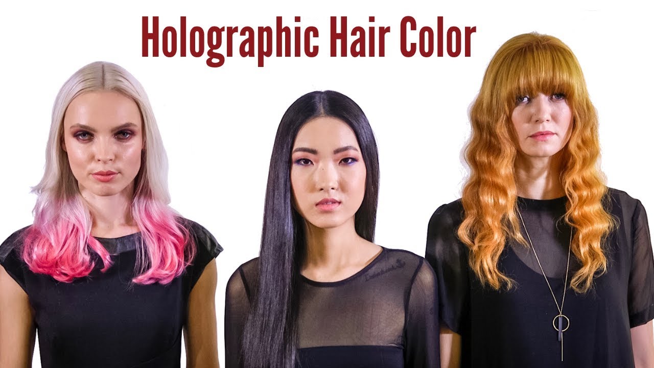 How to Create Holographic Hair Color with Goldwell @Pure Pigments - TheSalonGuy