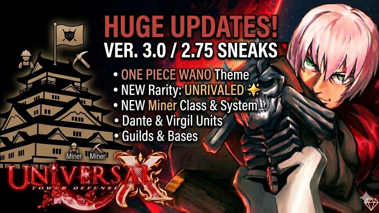 UTD update 2.75,3.0 info,sneaks