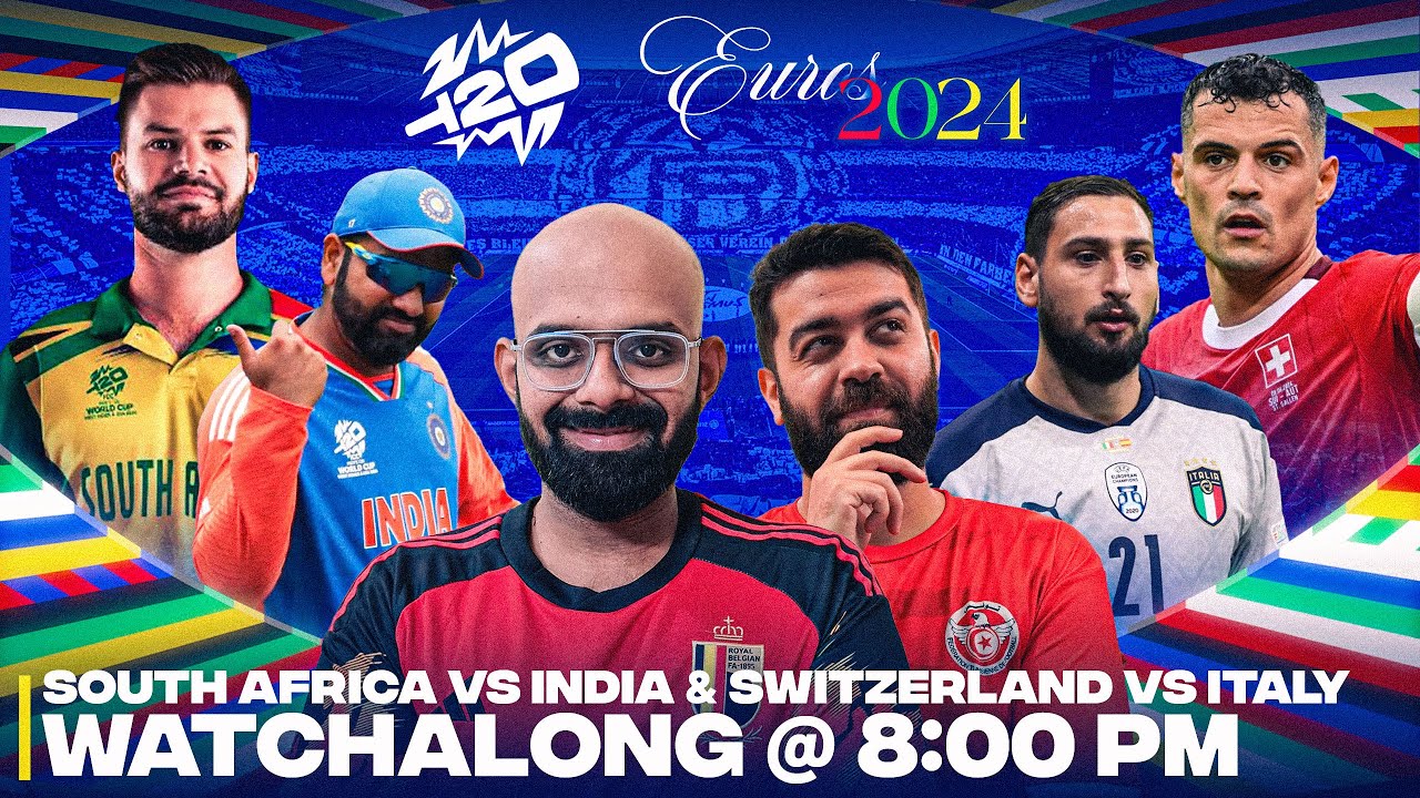 Zero Ball Knowledge | South Africa vs India & Switzerland vs Italy | UEFA EURO 2024 Live Watchalong