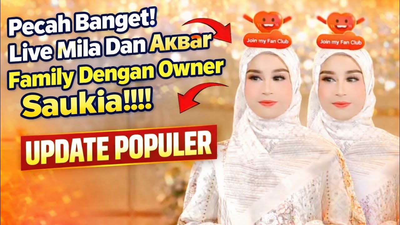 Pecah Banget! Live Mila, Ibu Akbar Family & Anak-Anaknya Bareng Shella Saukia