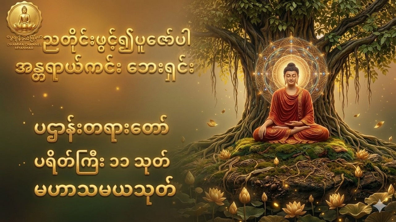 အိမ်တွင်းဘေးကင်းစေသော တရားတော်များ 🙏 ပဌာန်း + ပရိတ်ကြီး + မဟာသမယသုတ်